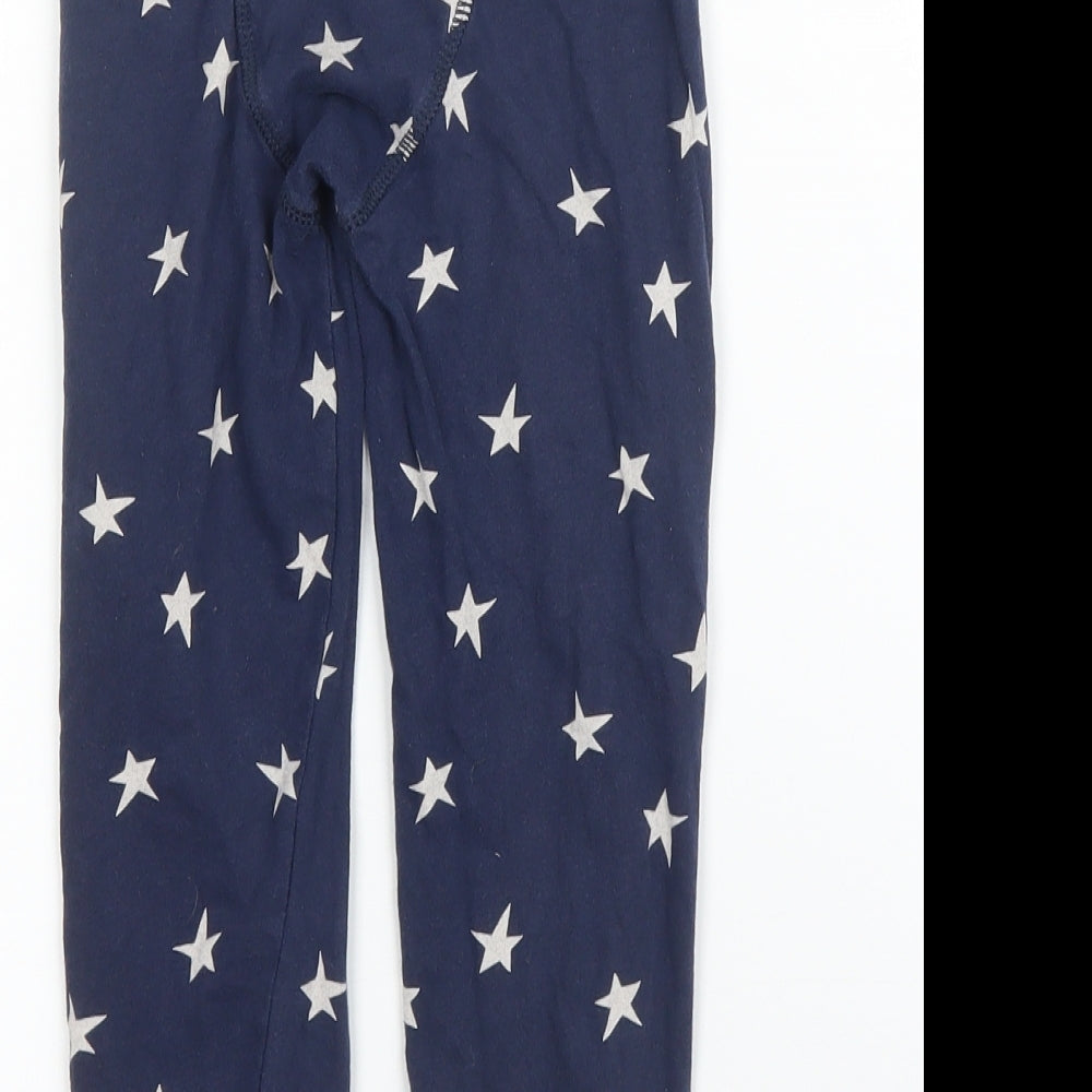 Matalan Boys Blue Solid   Pyjama Pants Size 3 Years