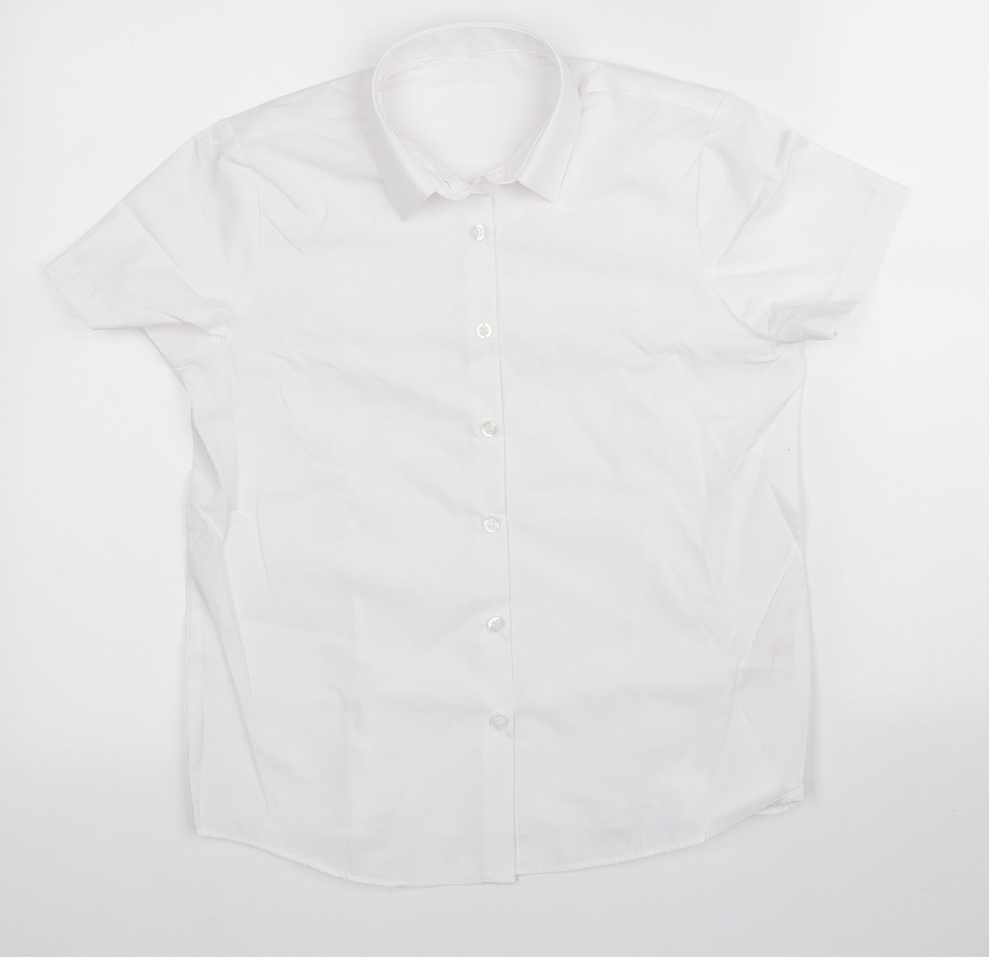 George Boys White   Basic Button-Up Size 11 Years