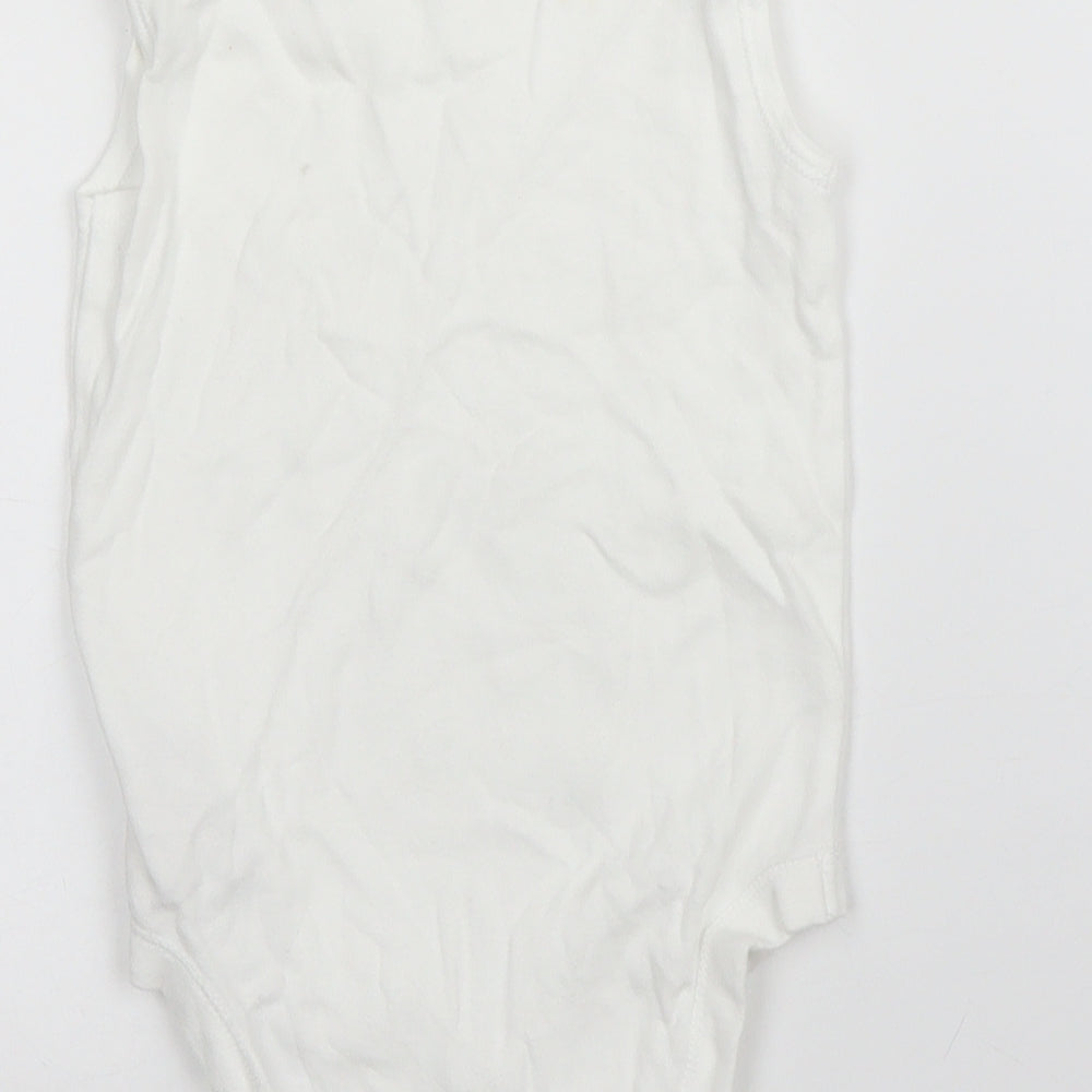 Early Days Baby White   Babygrow One-Piece Size 18 Months