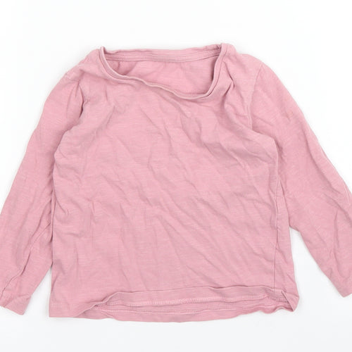 Matalan Girls Pink   Basic T-Shirt Size 18-24 Months