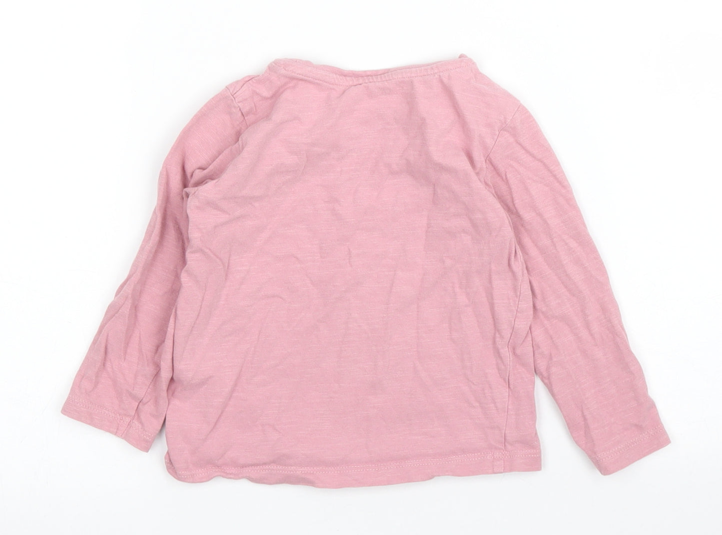 Matalan Girls Pink   Basic T-Shirt Size 18-24 Months