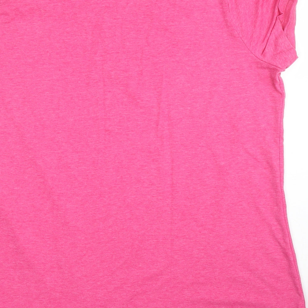 George Womens Pink   Basic T-Shirt Size 20