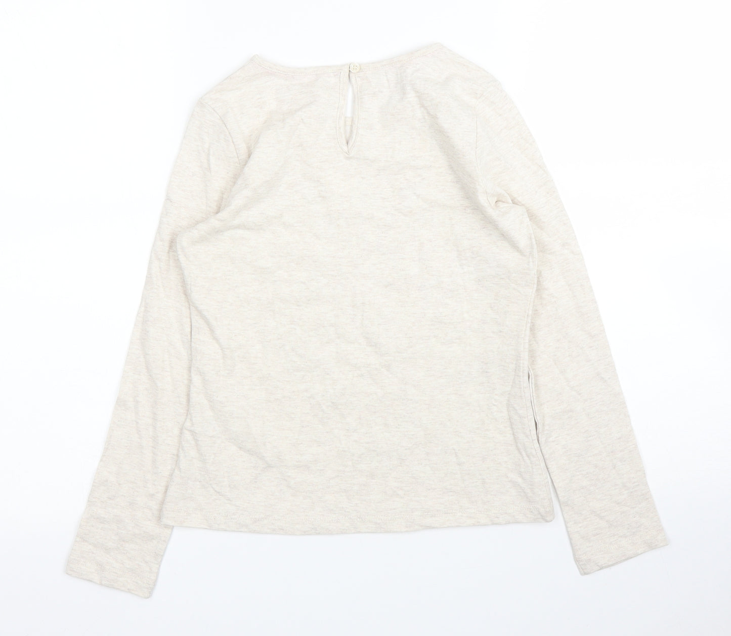 Monsoon Girls Beige   Basic T-Shirt Size 9 Years  - Christmas