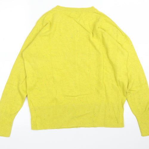 M&Co Womens Yellow   Pullover Jumper Size M