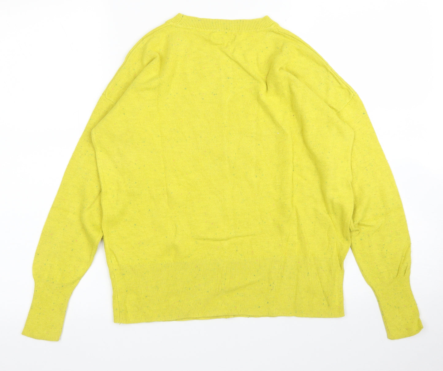 M&Co Womens Yellow   Pullover Jumper Size M