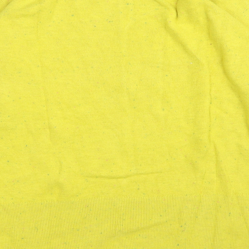 M&Co Womens Yellow   Pullover Jumper Size M