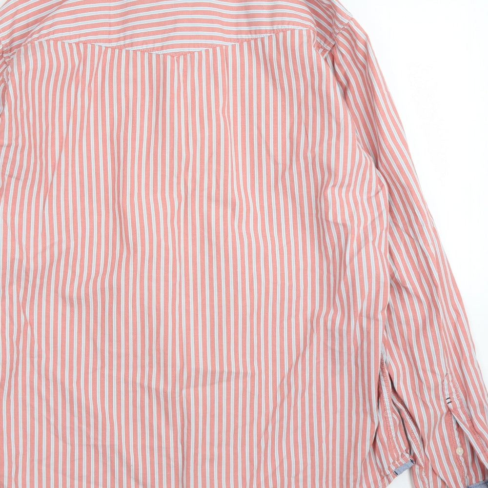 Levi's Mens Pink Striped   Button-Up Size L