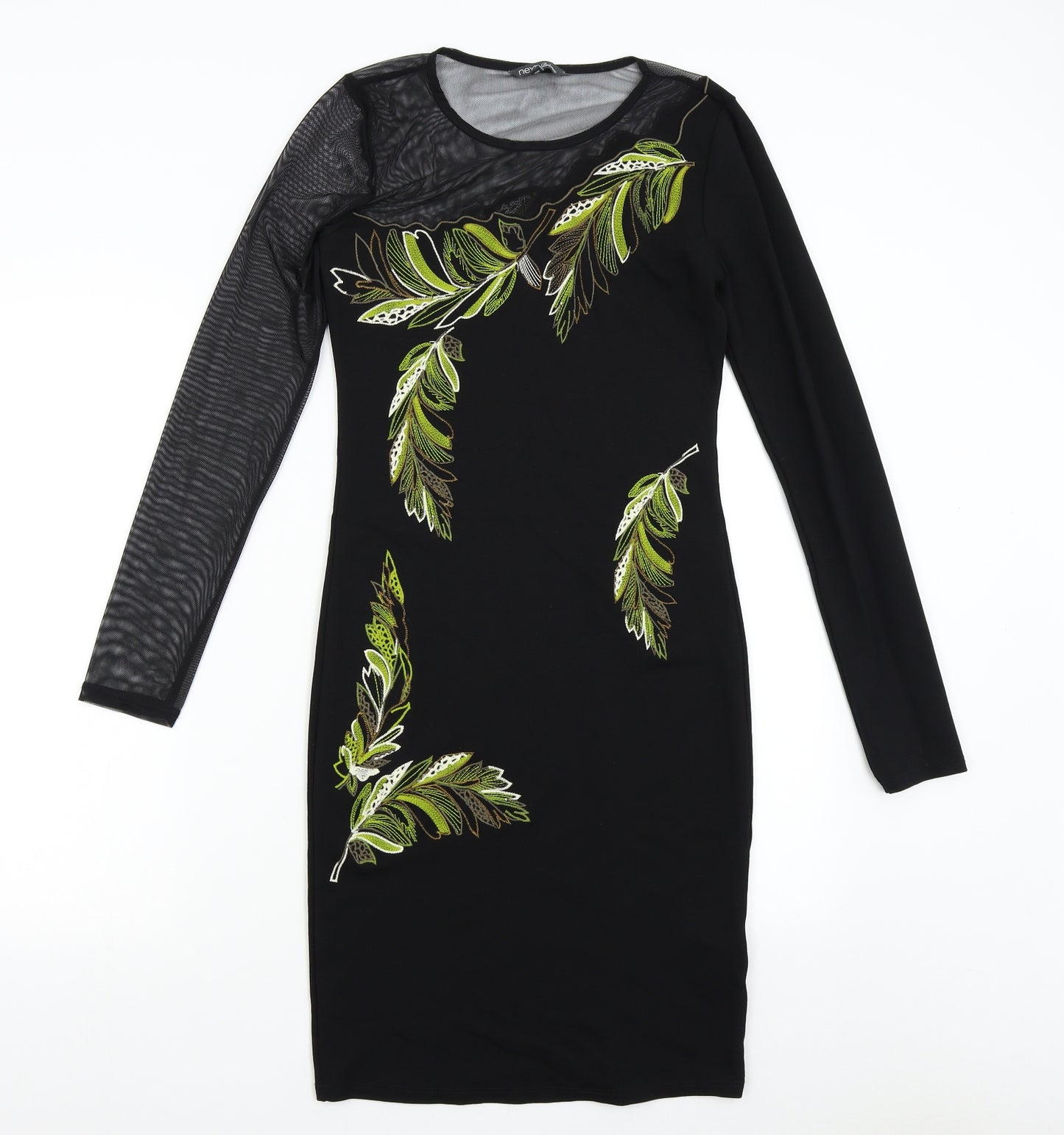 NEXT Womens Black   Bodycon  Size 8