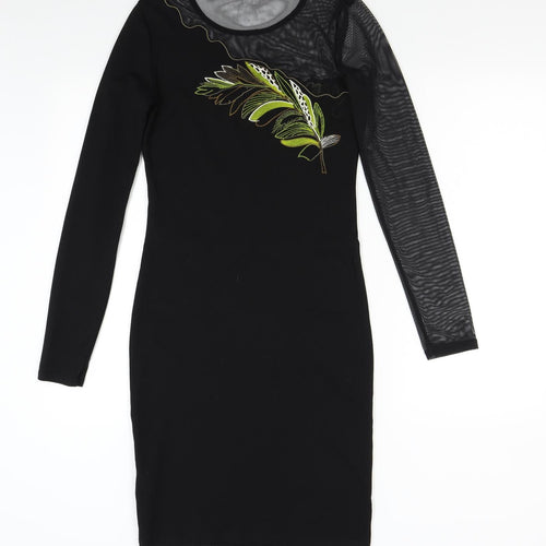 NEXT Womens Black   Bodycon  Size 8