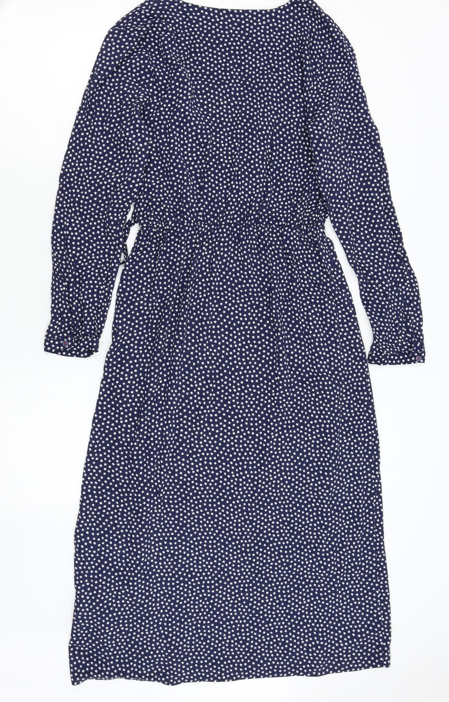 Joules Womens Blue Geometric  Maxi  Size 10
