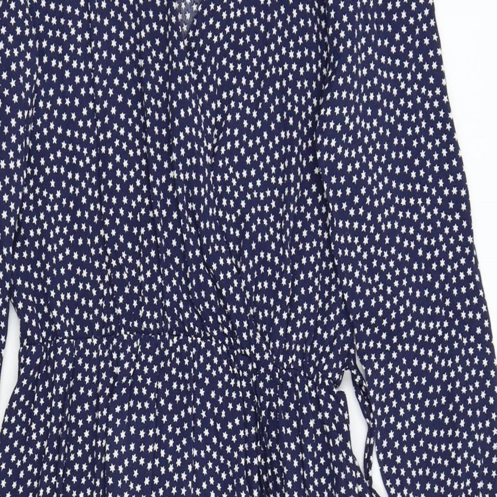 Joules Womens Blue Geometric  Maxi  Size 10