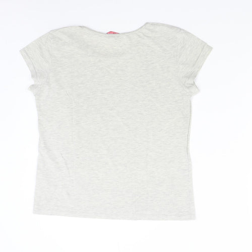 Primark Womens Grey Solid  Top Pyjama Top Size 10