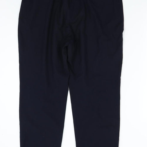 M&S Womens Blue   Trousers  Size 16 L28 in - Short