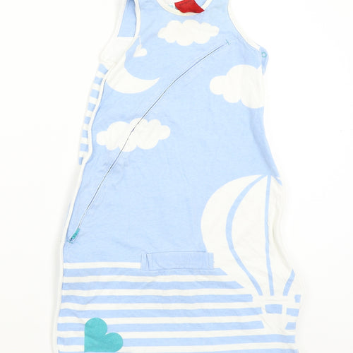 Inventa  Blue Striped  Babygrow One-Piece One Size  -  Grow Sleep Bag 4 - 12 Months