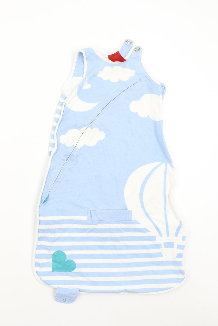 Inventa Blue Striped Babygrow One-Piece One Size - Grow Sleep Bag 4 - 12 Months