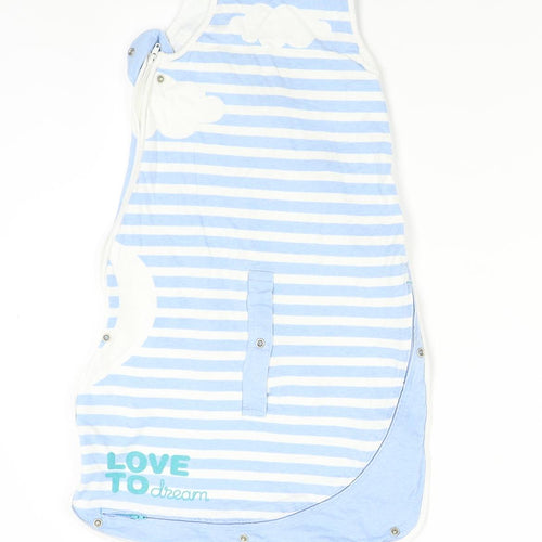 Inventa  Blue Striped  Babygrow One-Piece One Size  -  Grow Sleep Bag 4 - 12 Months