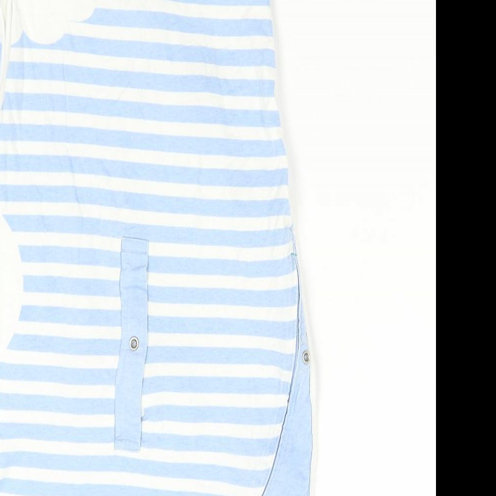Inventa  Blue Striped  Babygrow One-Piece One Size  -  Grow Sleep Bag 4 - 12 Months