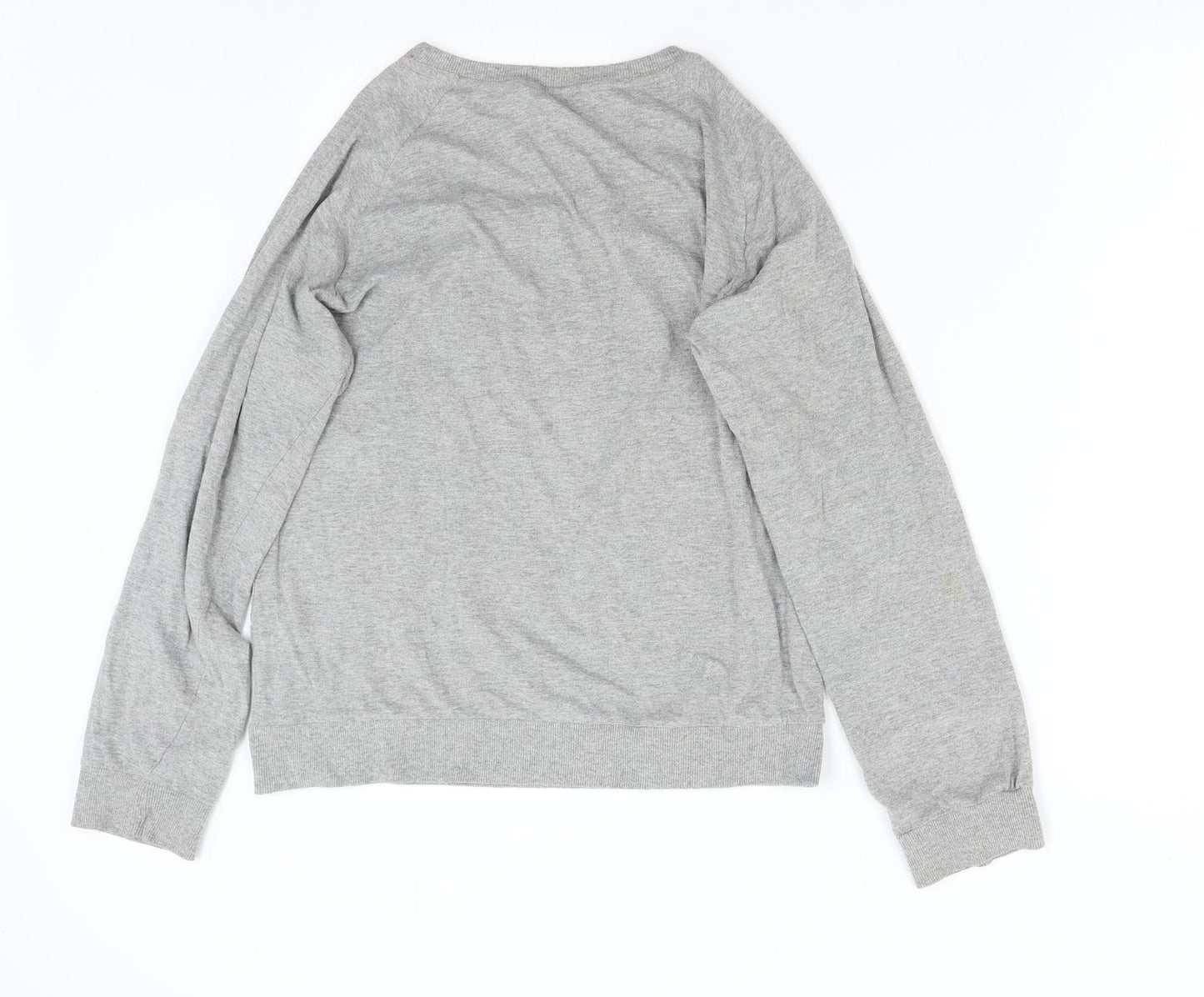 Forever Dreams Womens Grey Solid  Top Pyjama Top Size L  - Penguin