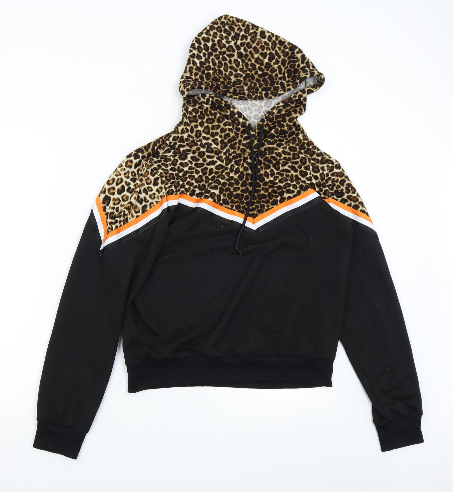 SheIn Womens Multicoloured Animal Print  Pullover Hoodie Size M