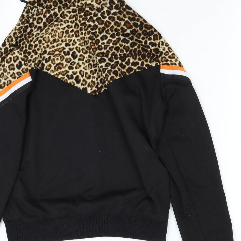 SheIn Womens Multicoloured Animal Print  Pullover Hoodie Size M