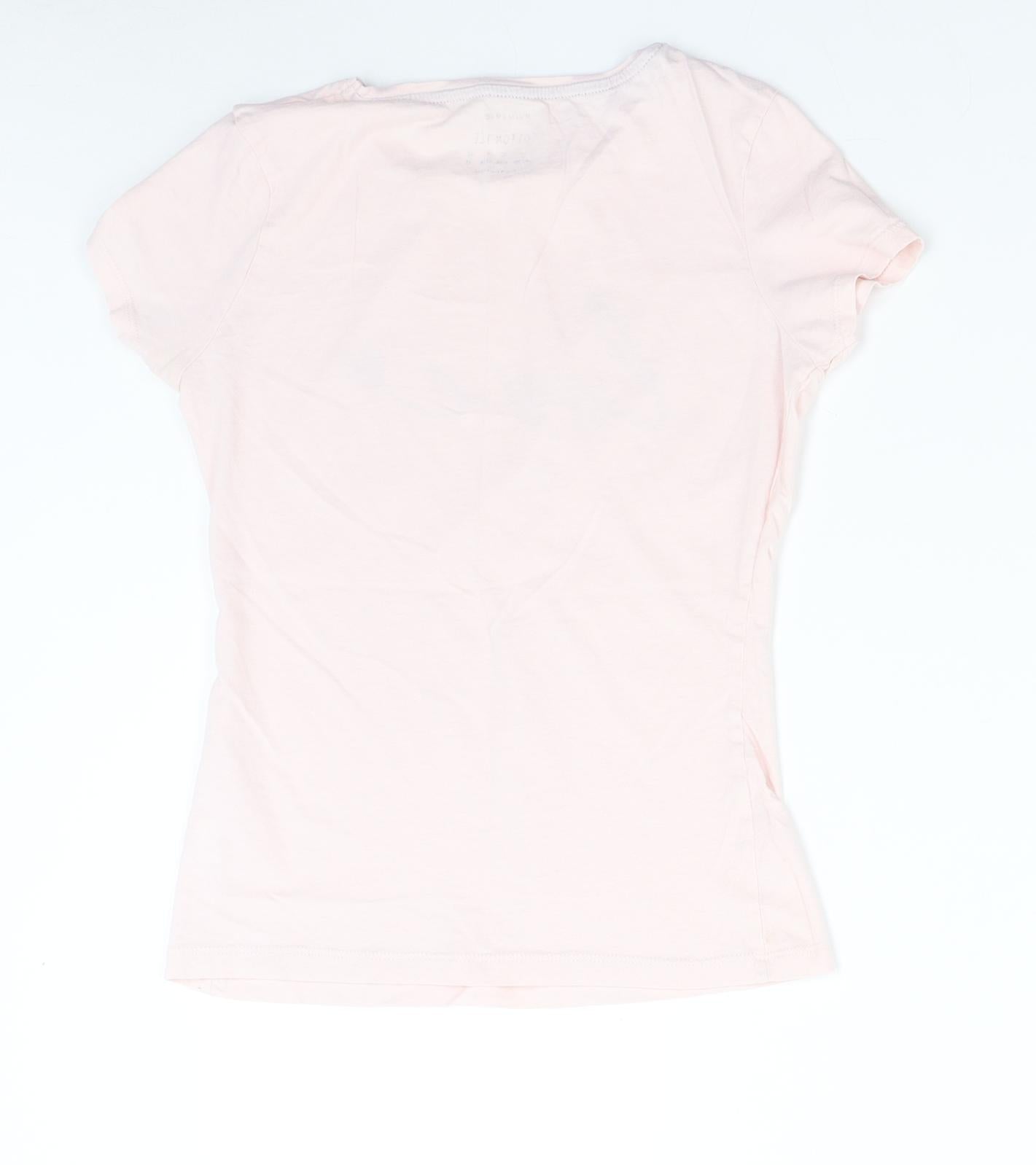 Primark Womens Pink   Basic T-Shirt Size 8  - Love