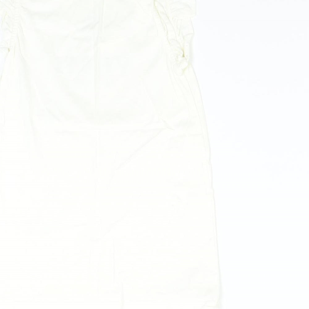 River Island Womens Ivory   Basic T-Shirt Size 8  - Venti Italia