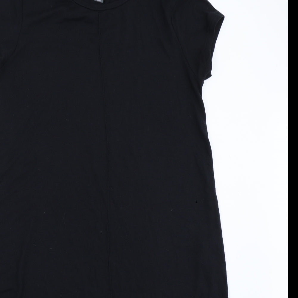 Primark Womens Black   T-Shirt Dress  Size 10
