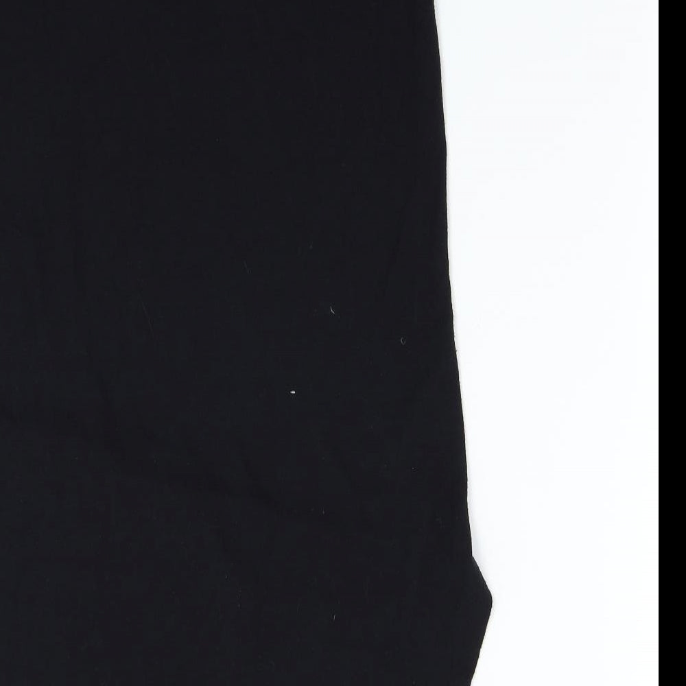 Primark Womens Black   T-Shirt Dress  Size 10