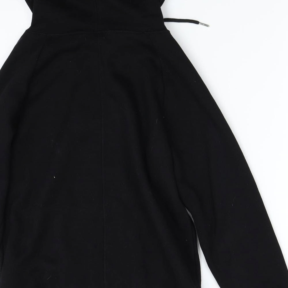 Maniere De Voir Womens Black   Pullover Hoodie Size 8