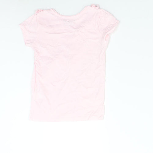 Primark Girls Pink   Basic T-Shirt Size 7-8 Years
