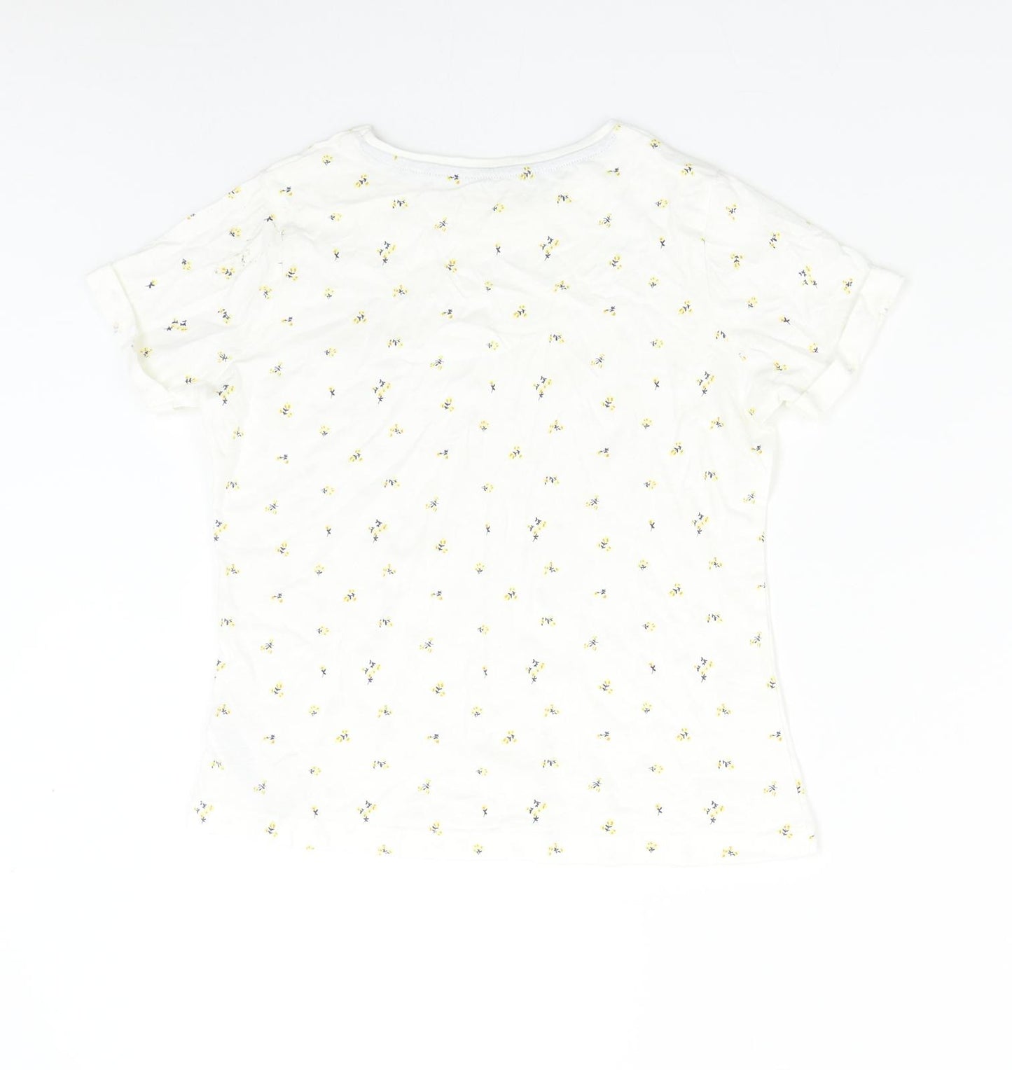 Primark Girls Multicoloured Floral  Basic T-Shirt Size 10-11 Years