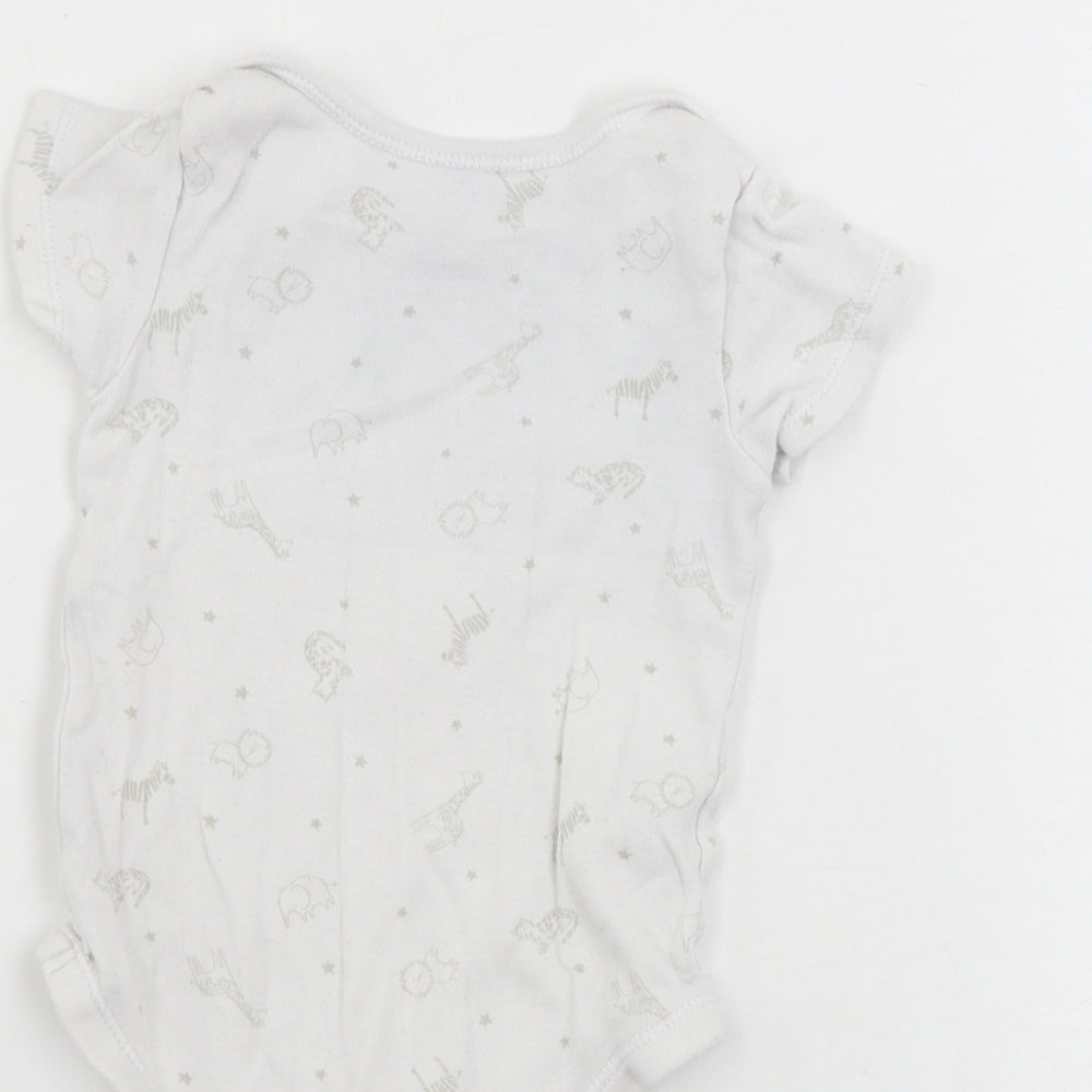 TU Baby White   Babygrow One-Piece Size 9-12 Months