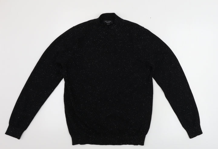 New Look Mens Black Pullover Jumper Size M