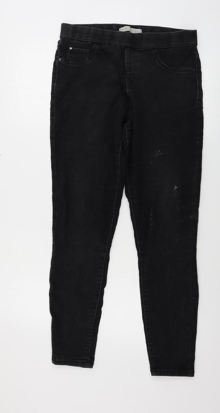 George Womens Grey Jegging Jeans Size 12 L27 in