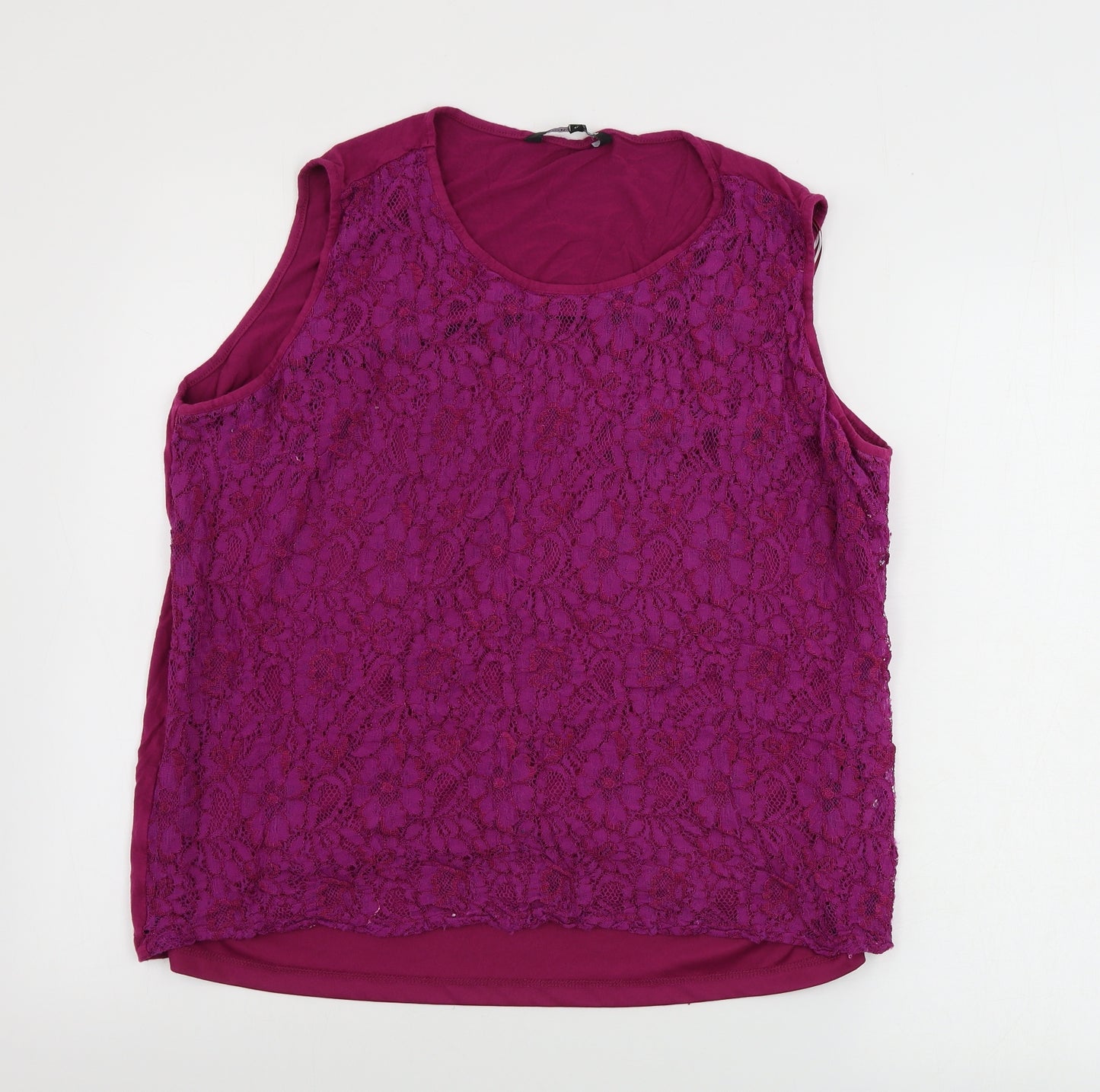 Debenhams  Womens Purple   Basic Tank Size 18