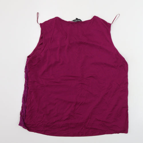 Debenhams  Womens Purple   Basic Tank Size 18