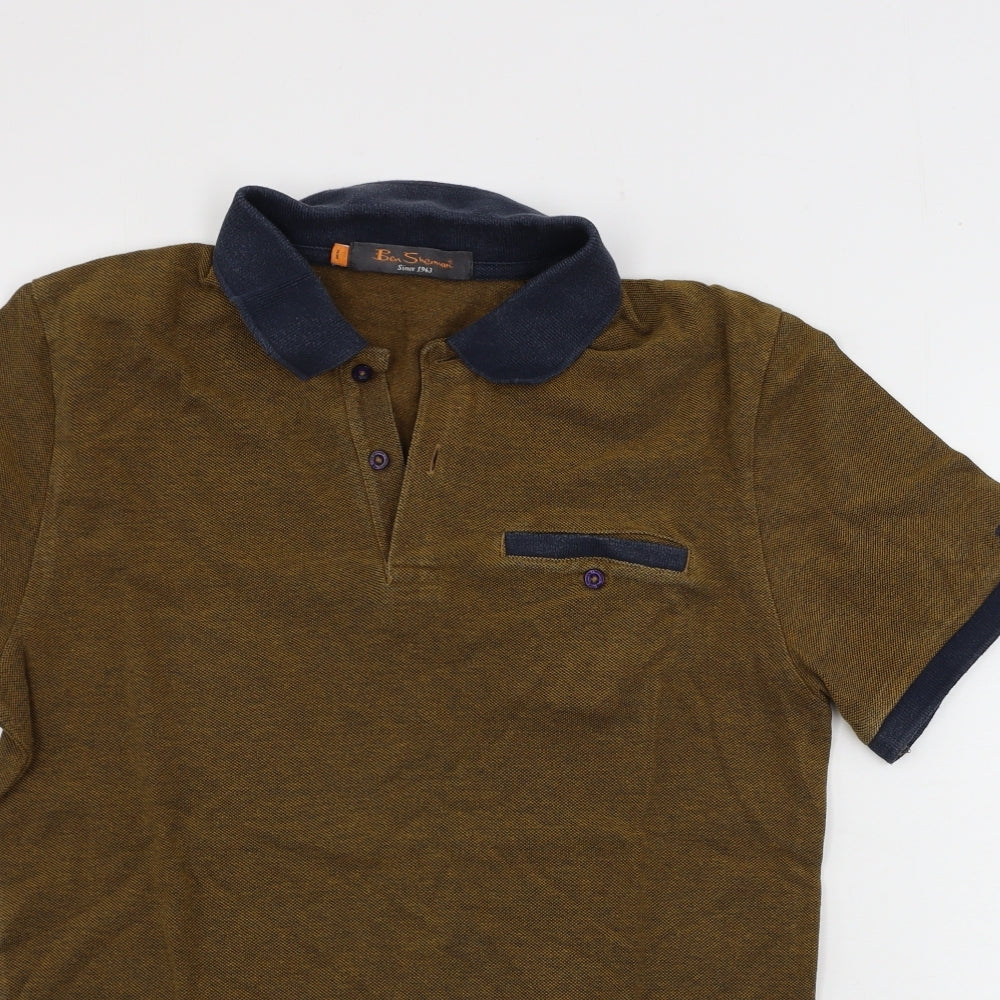 Ben Sherman  Mens Blue    Polo Size XS