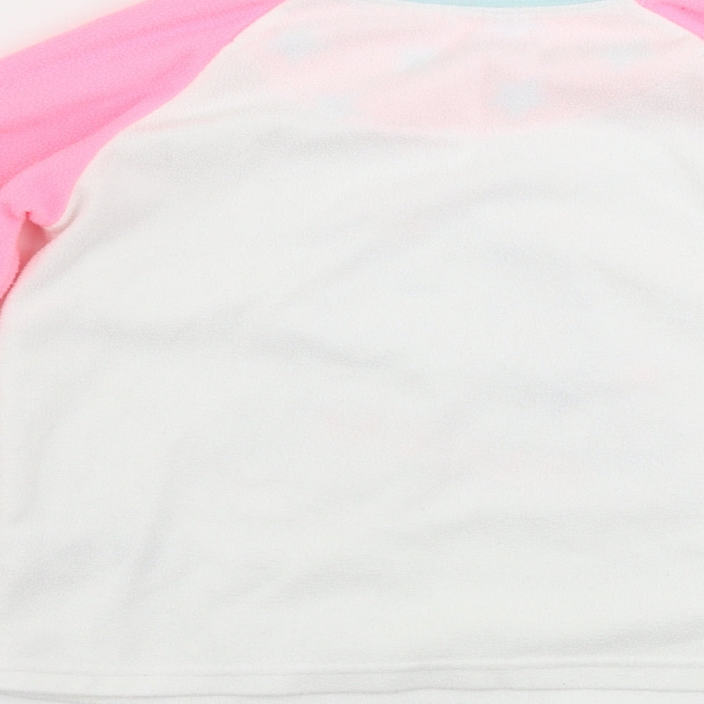 Primark  Girls White   Pullover Jumper Size 5-6 Years  - unicorn print