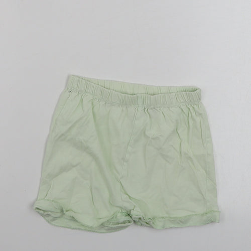 TU Girls Green   Sweat Shorts Size 5-6 Years