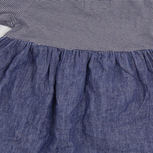 NEXT  Girls Blue Striped  A-Line  Size 4-5 Years