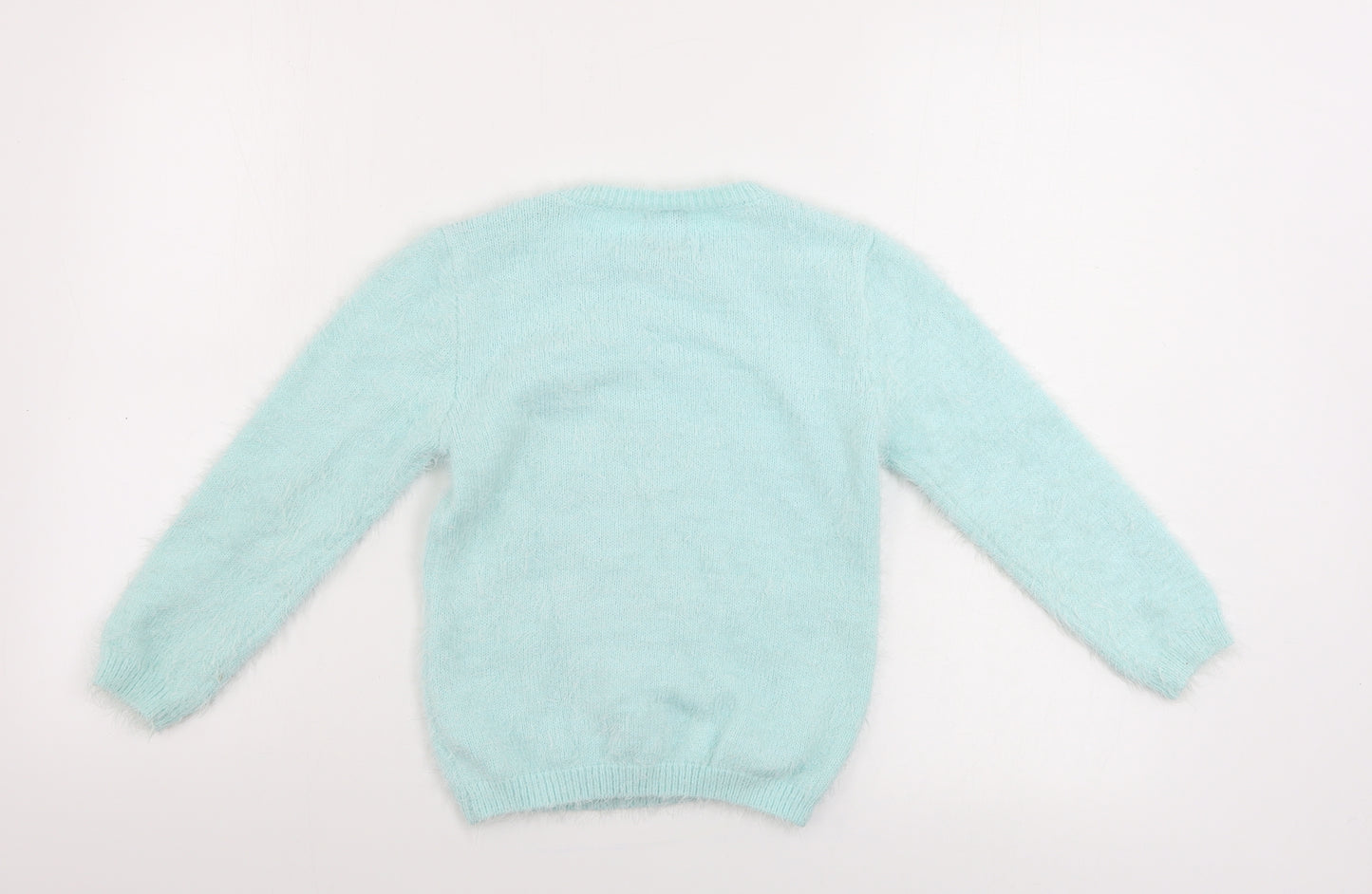 George  Girls Blue   Pullover Jumper Size 5-6 Years