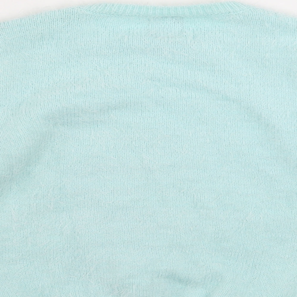 George  Girls Blue   Pullover Jumper Size 5-6 Years