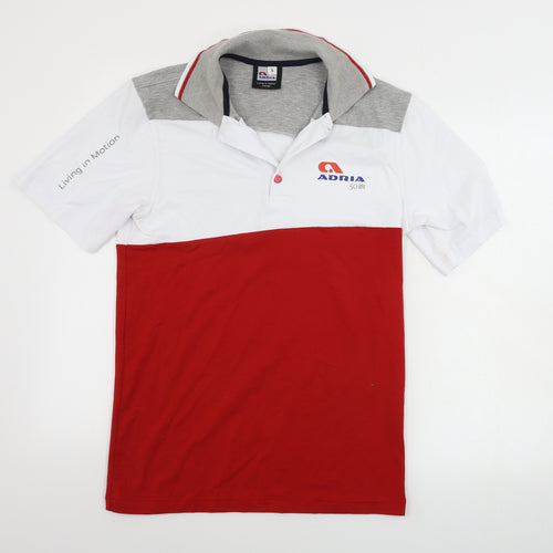 ADRIA Mens Red    Polo Size S
