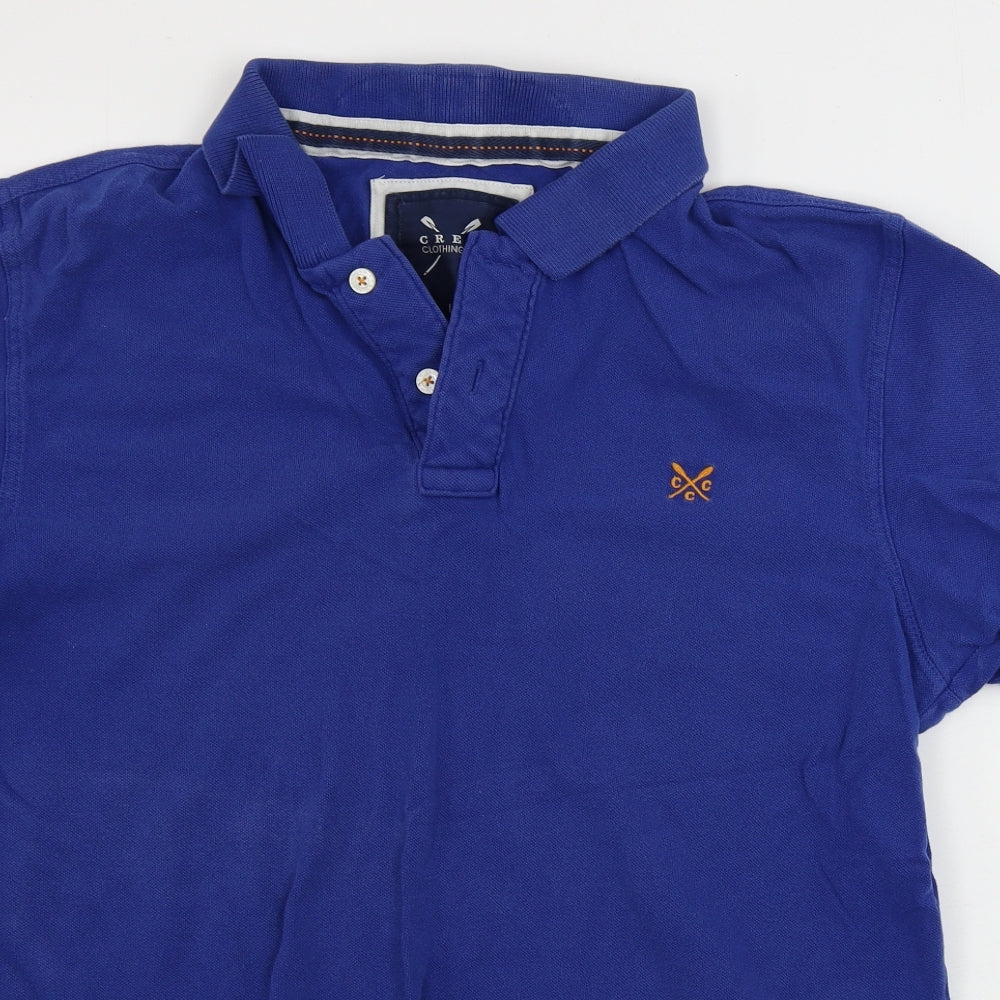 Crew Clothing  Mens Blue    Polo Size L