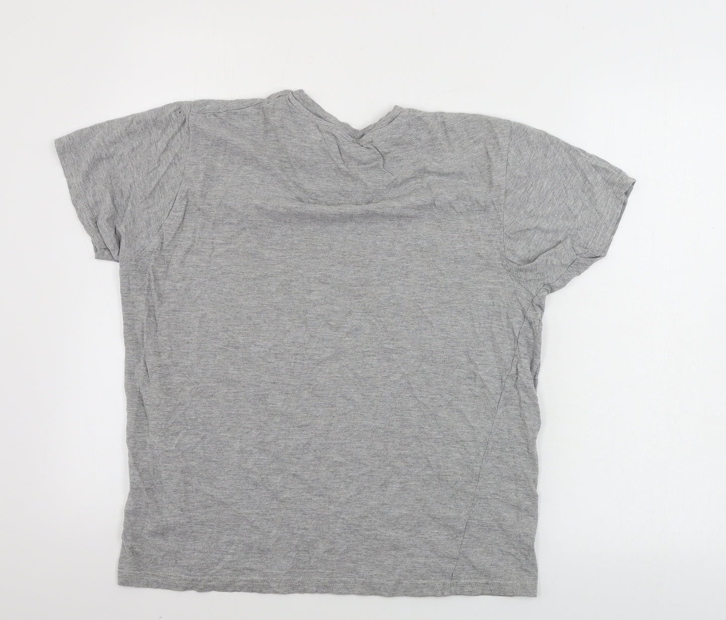 Brave Soul Mens Grey    T-Shirt Size M
