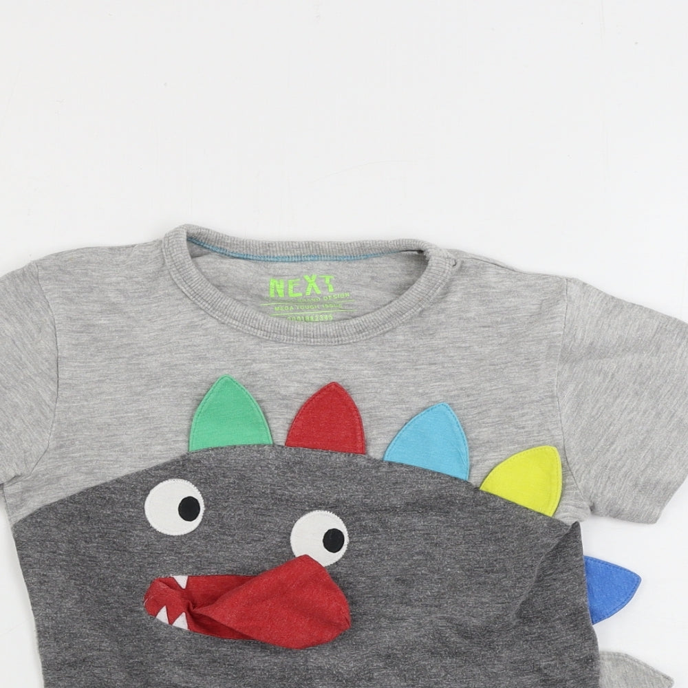 NEXT  Boys Grey   Basic T-Shirt Size 4-5 Years