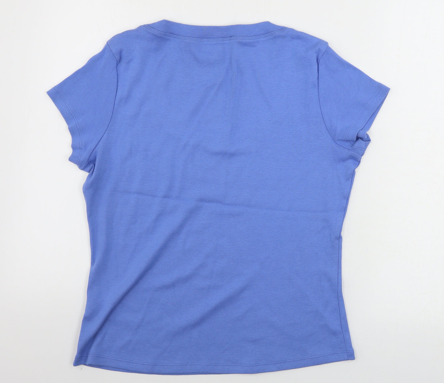 Marks and Spencer Womens Blue   Basic T-Shirt Size 16