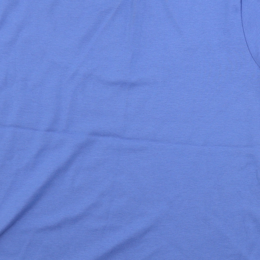 Marks and Spencer Womens Blue   Basic T-Shirt Size 16