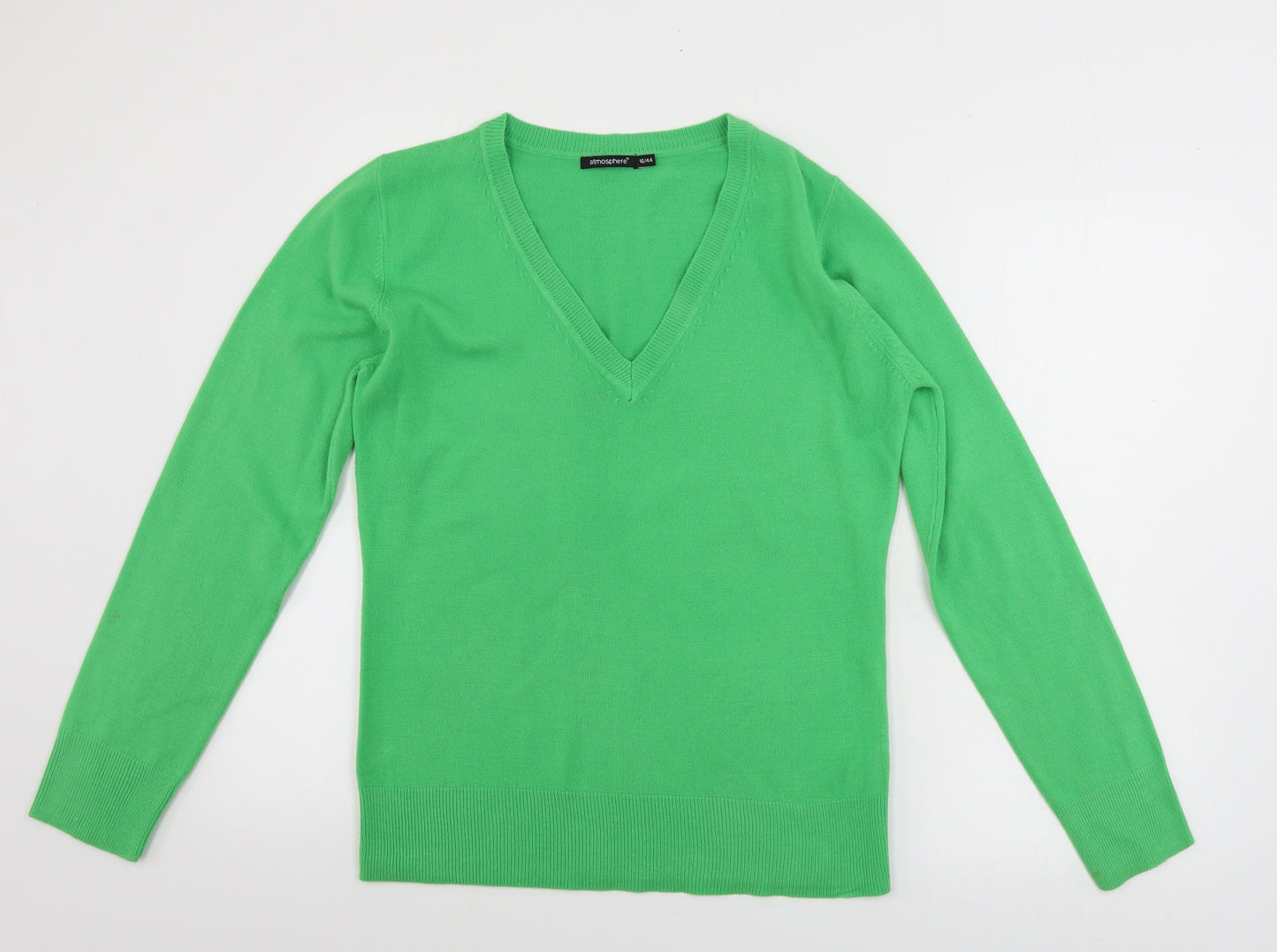 Atmosphere  Womens Green   Pullover Jumper Size 16