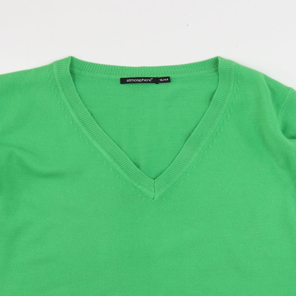 Atmosphere  Womens Green   Pullover Jumper Size 16